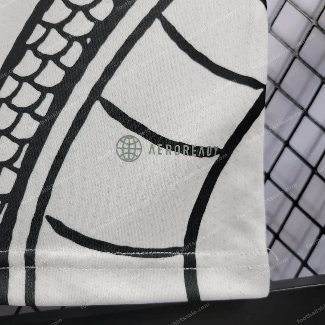 2022/2023 Real Madrid Chinese Dragon Football Shirt White - Detail 7