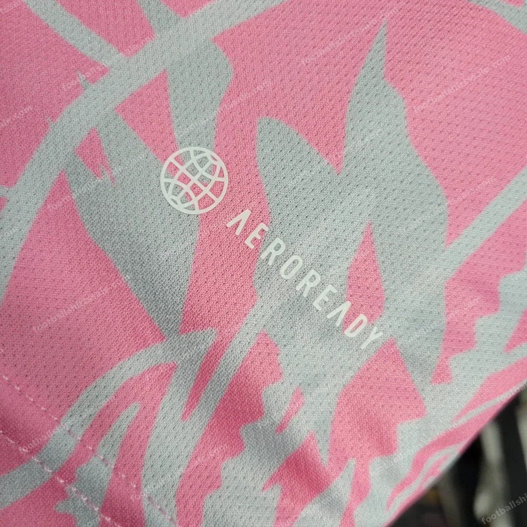 2023/2024 Real Madrid Chinese Dragon Pink Football Shirt - Detail 6