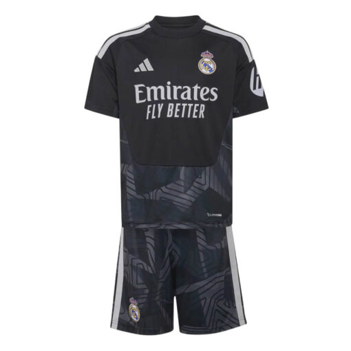 Real Madrid Goalkeeper Kids Kit 25/26 - Black