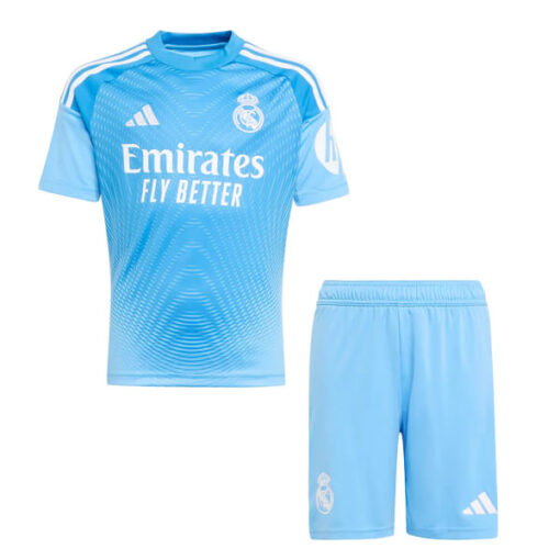 Real Madrid Goalkeeper Kids Kit 25/26 - Blue