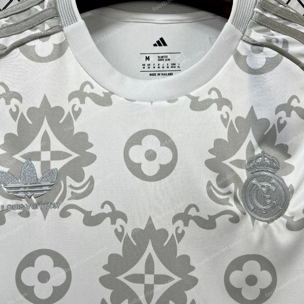 2025/26 Real Madrid Louis Vuitton Joint Edition Jersey - Detail 5
