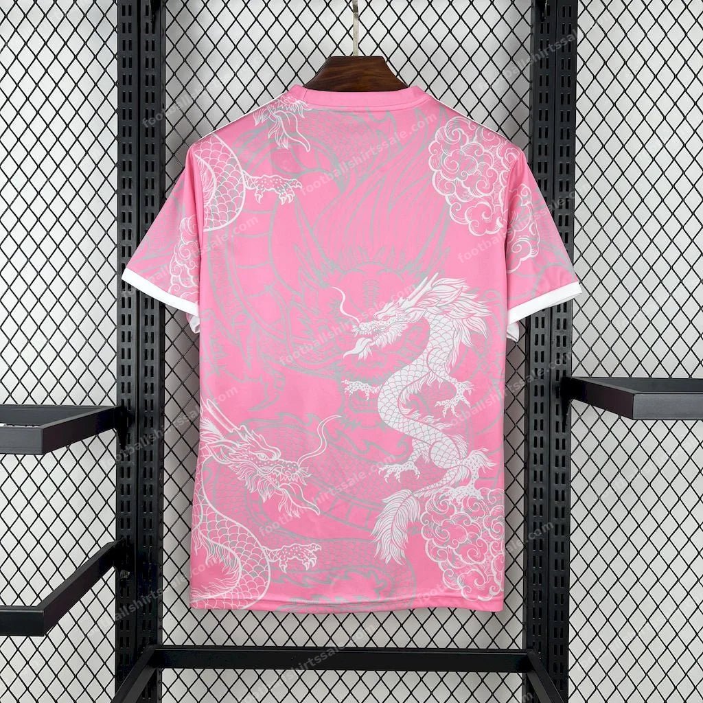 2025/2026 Real Madrid Pink Dragon Special Edition Jersey - Detail 1