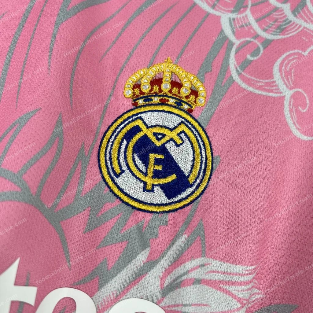 2025/2026 Real Madrid Pink Dragon Special Edition Jersey - Detail 2