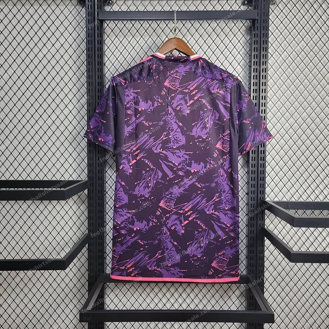 2025/2026 Real Madrid Purple Special Edition Lizz Football Shirt - Detail 1