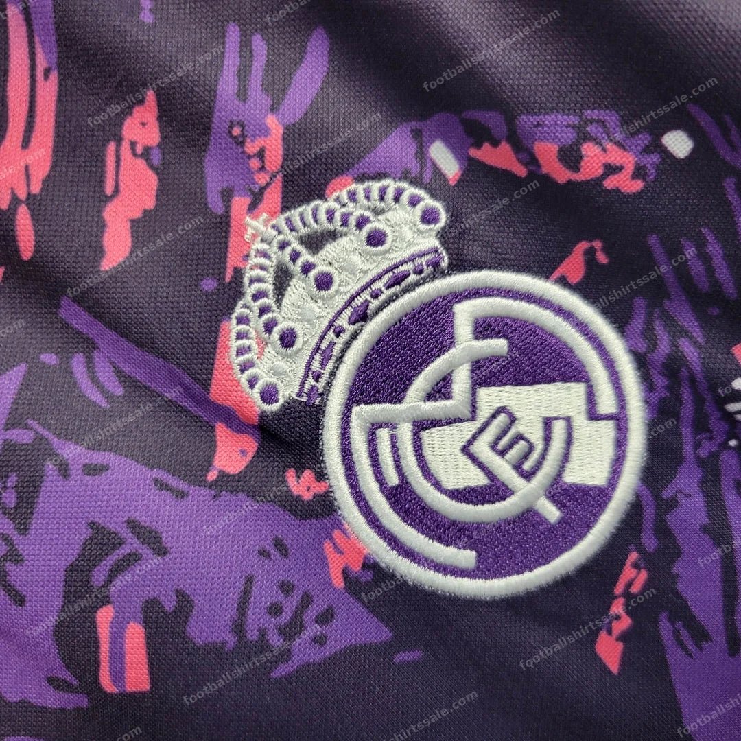 2025/2026 Real Madrid Purple Special Edition Lizz Football Shirt - Detail 3
