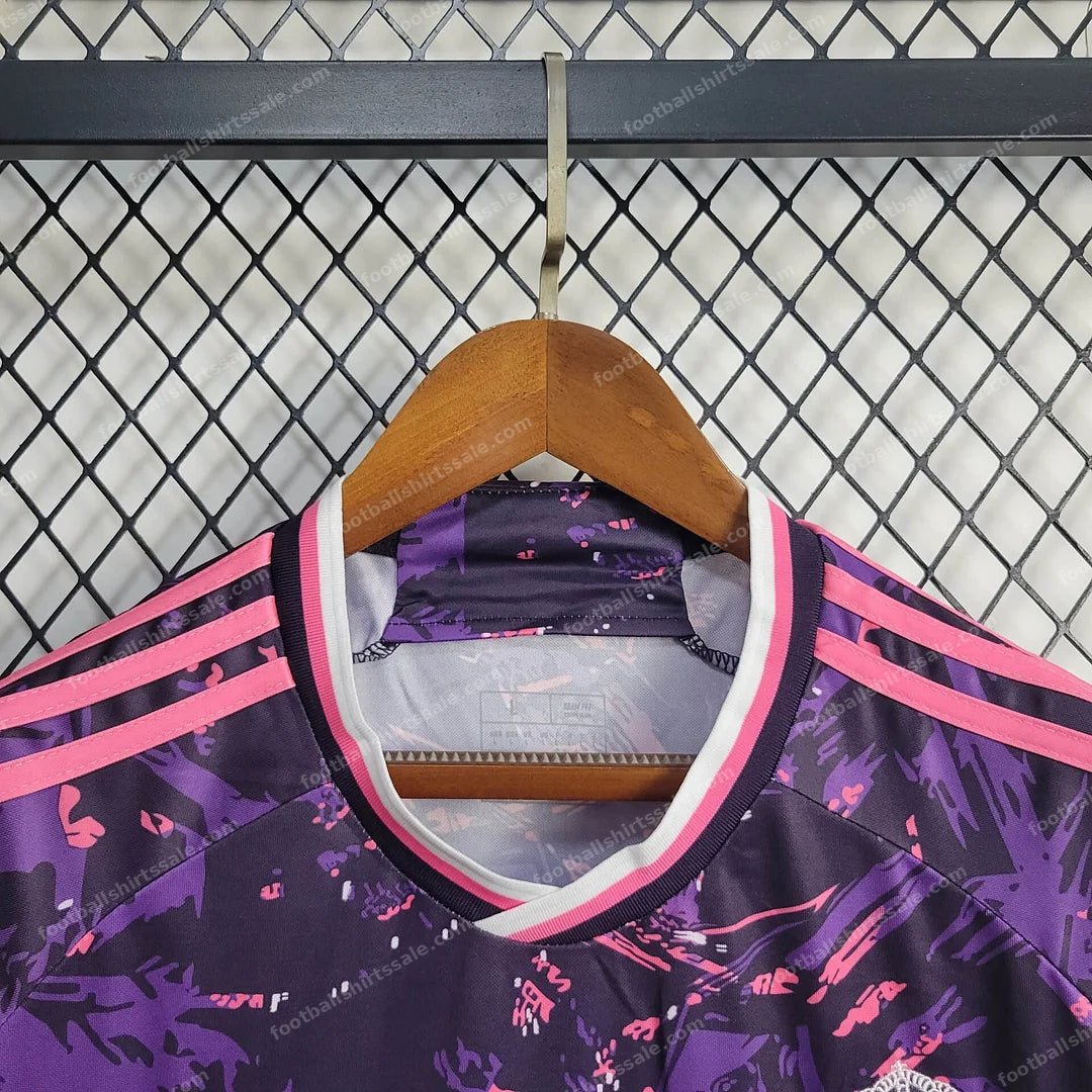 2025/2026 Real Madrid Purple Special Edition Lizz Football Shirt - Detail 6