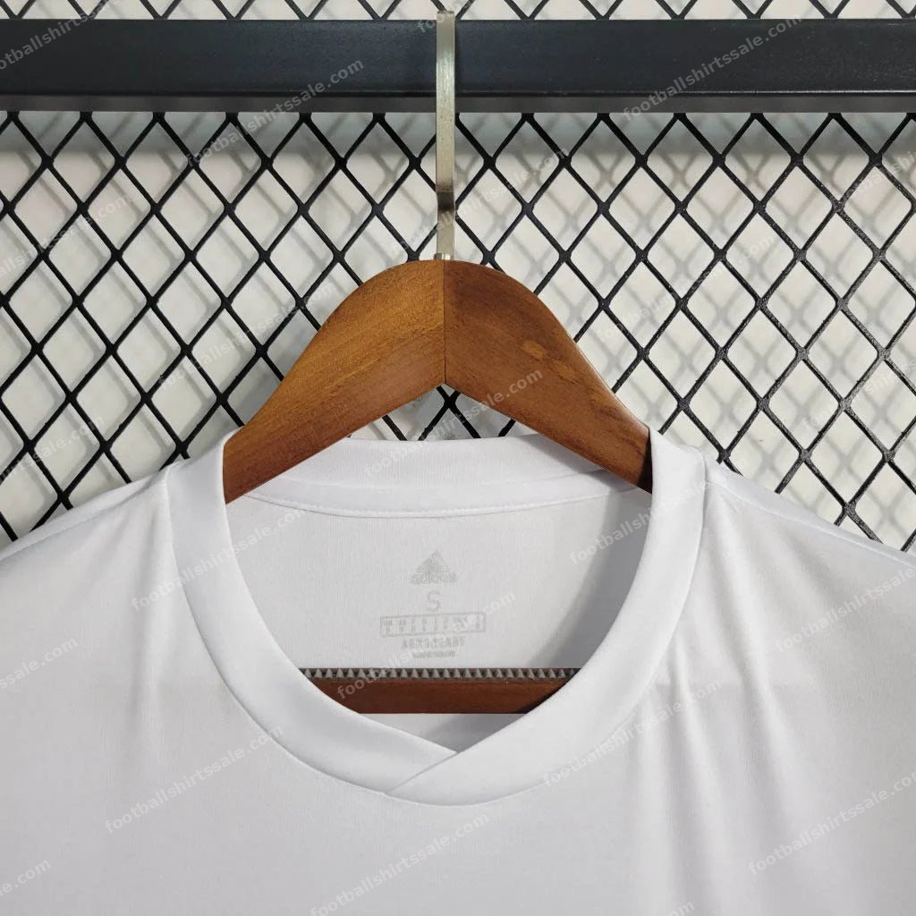 2023/2024 Real Madrid Reflective Balmain White Football Shirt - Detail 5