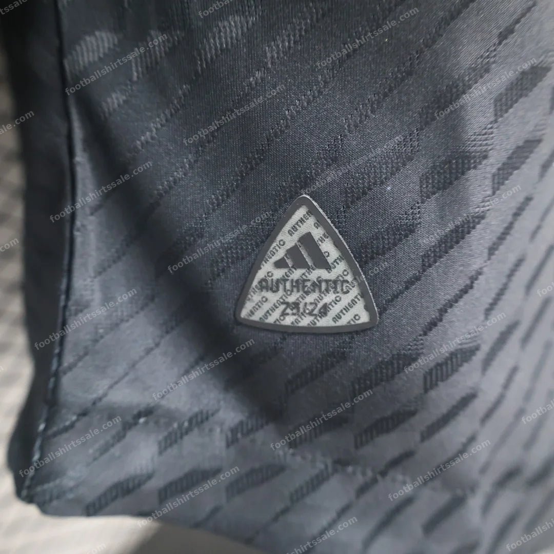 2024/2025 Real Madrid Y-3 Special Edition Black Football Shirt – Player Version - Detail 7