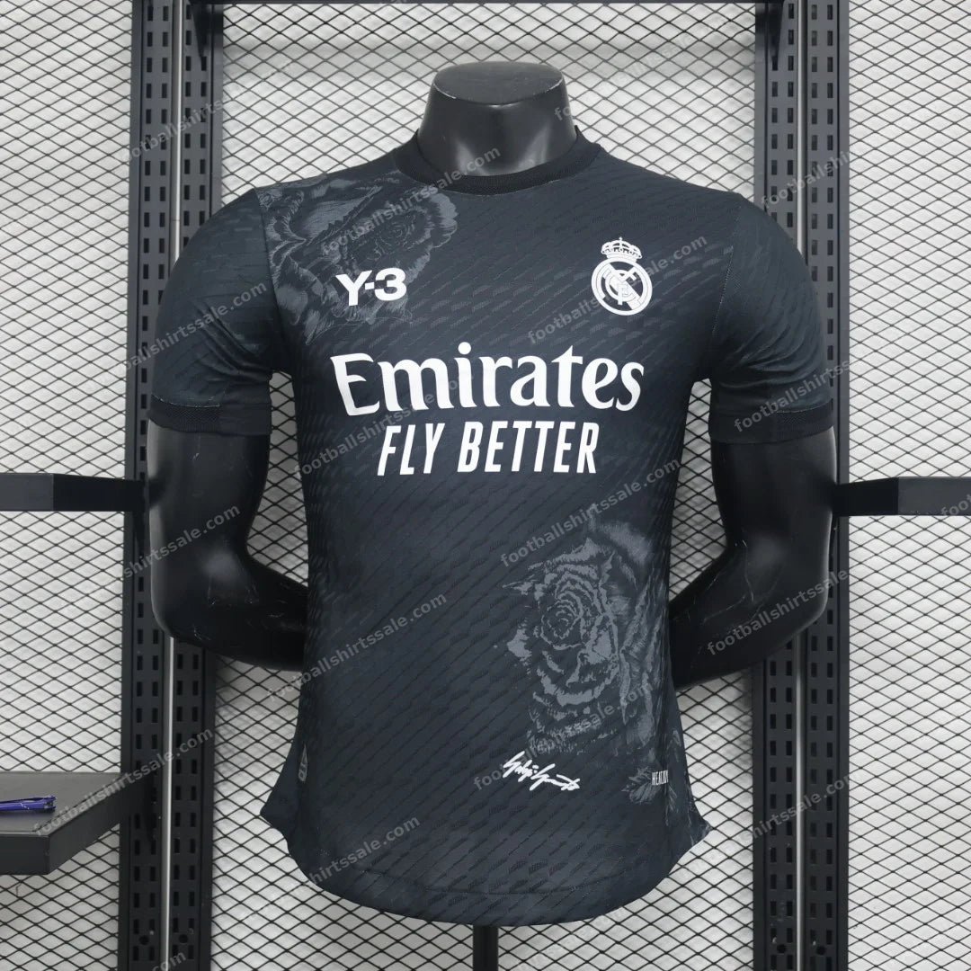 2024/2025 Real Madrid Y-3 Special Edition Black Football Shirt – Player Version