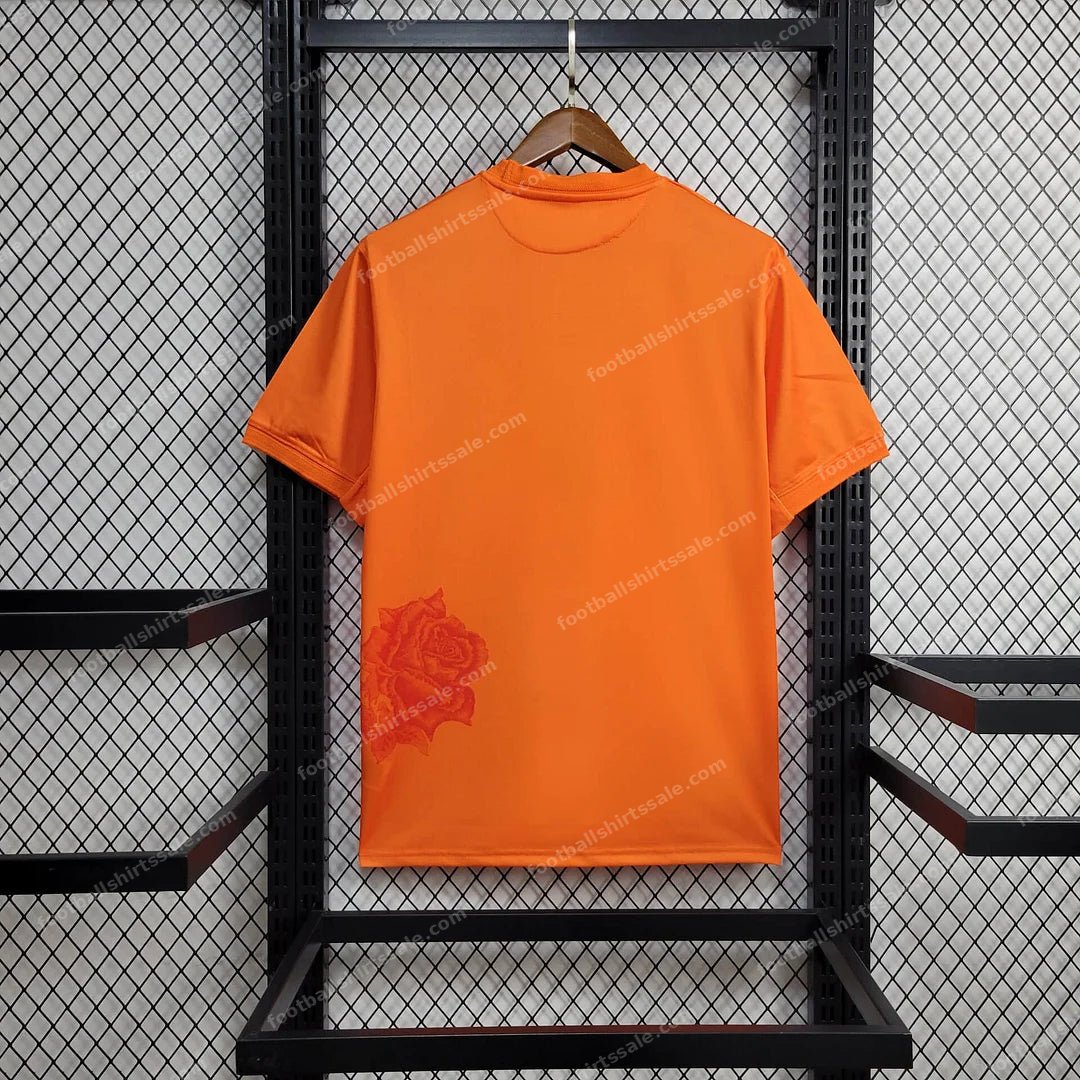 2024/2025 Real Madrid Y-3 Special Edition Orange Football Shirt - Detail 1