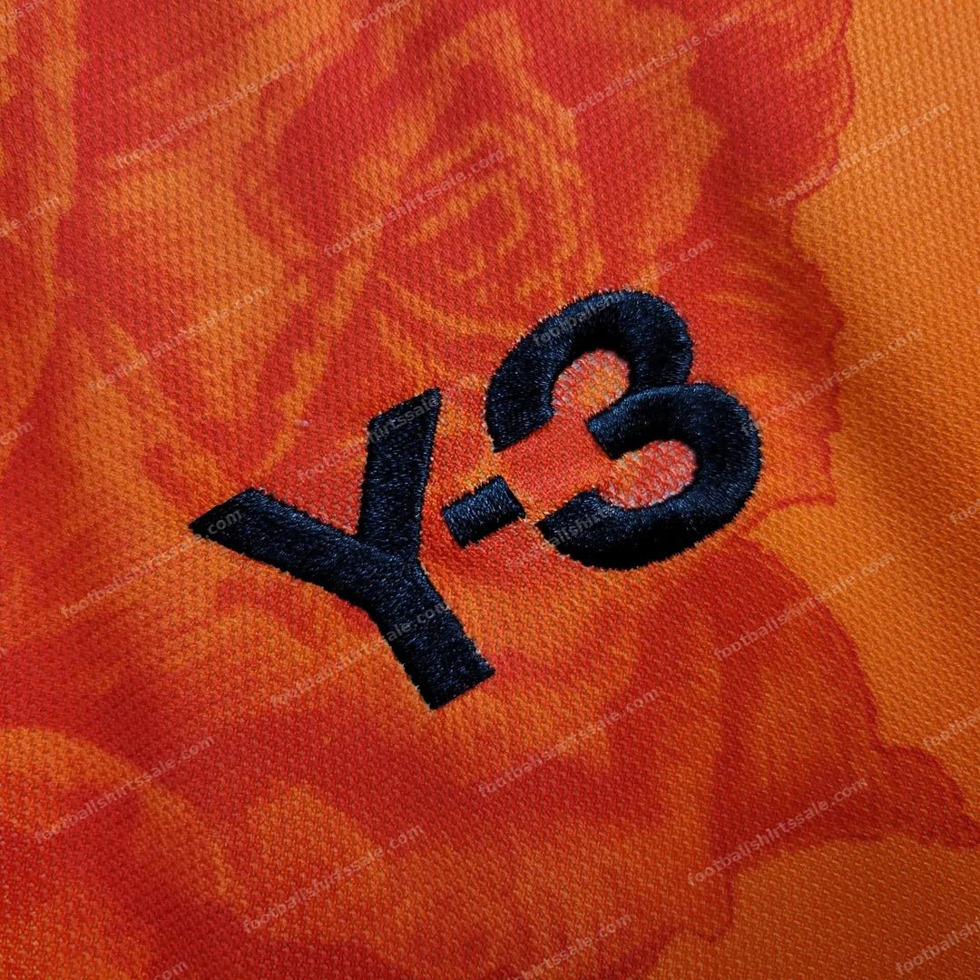 2024/2025 Real Madrid Y-3 Special Edition Orange Football Shirt - Detail 4