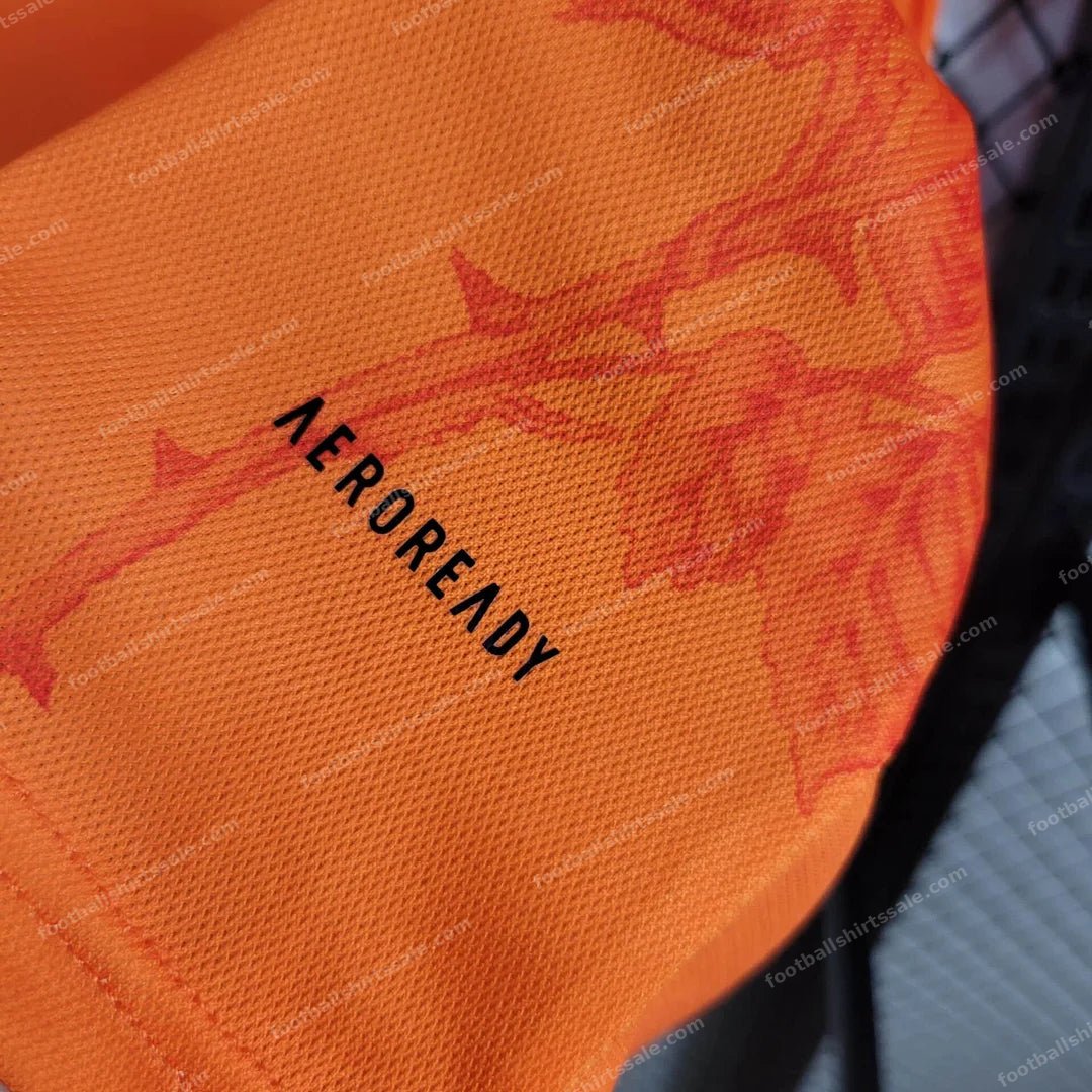 2024/2025 Real Madrid Y-3 Special Edition Orange Football Shirt - Detail 6