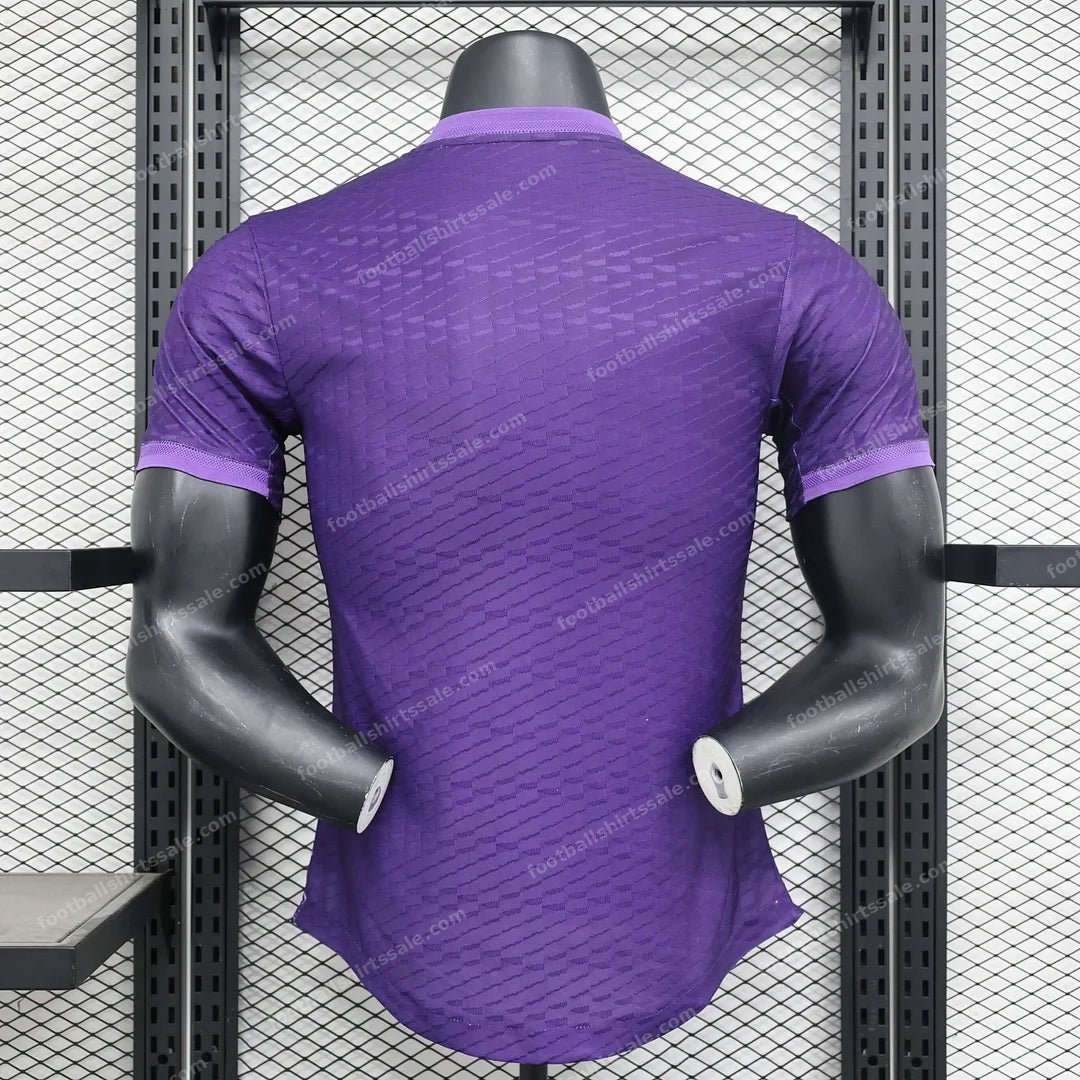 2023/2024 Real Madrid Y-3 Special Edition Purple Football Shirt – Player Version - Detail 1