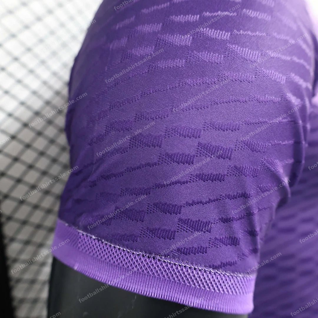 2023/2024 Real Madrid Y-3 Special Edition Purple Football Shirt – Player Version - Detail 3