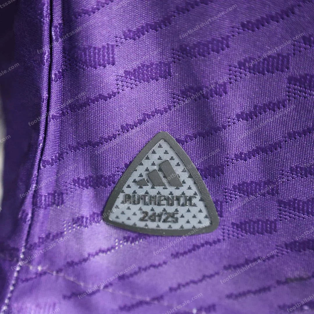 2023/2024 Real Madrid Y-3 Special Edition Purple Football Shirt – Player Version - Detail 4