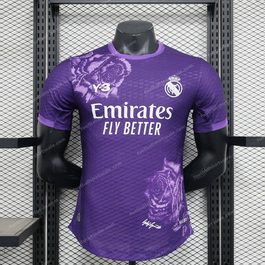 2023/2024 Real Madrid Y-3 Special Edition Purple Football Shirt – Player Version