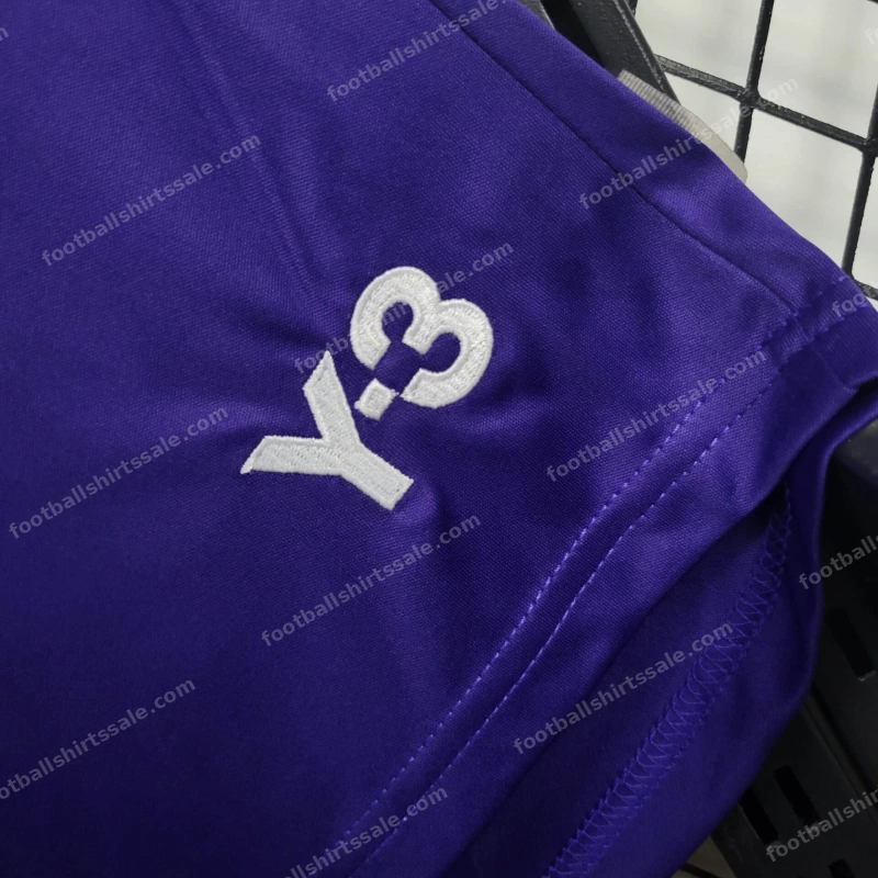 2024/2025 Real Madrid Y-3 Special Edition Purple Shorts 1:1 Thai Quality - Detail 2