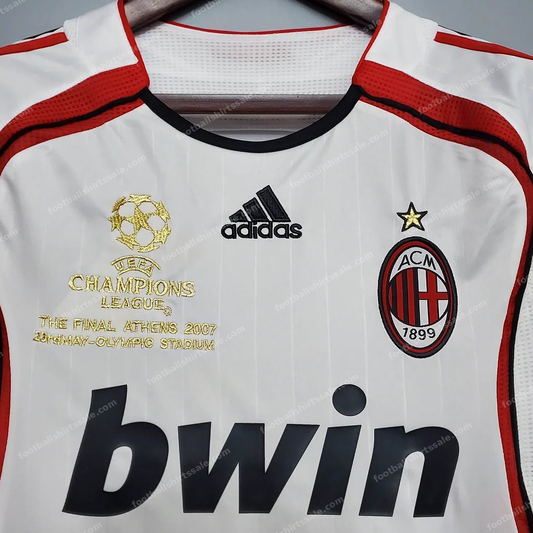2006/2007 Retro AC Milan Away Football Shirt - Detail 2