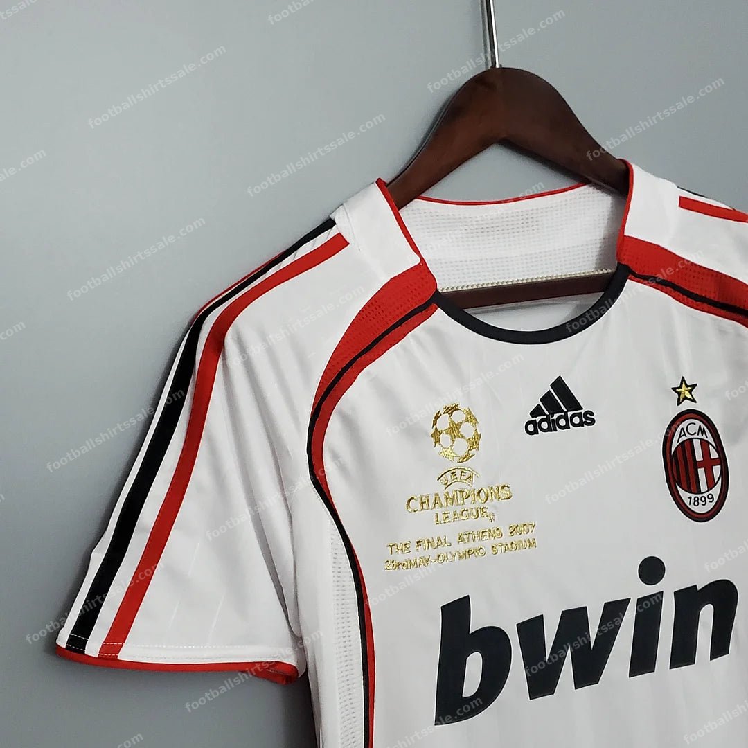 2006/2007 Retro AC Milan Away Football Shirt - Detail 4