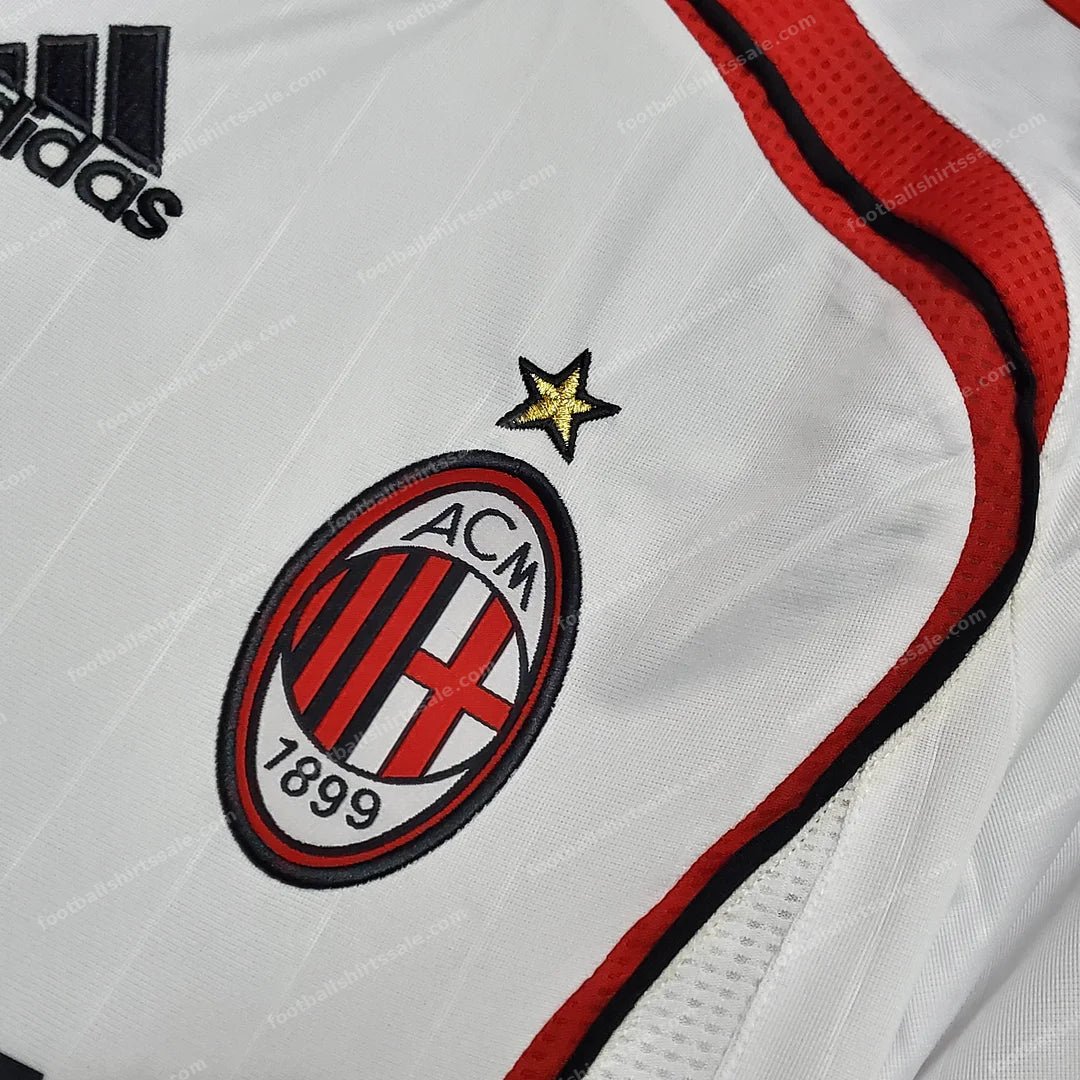 2006/2007 Retro AC Milan Away Football Shirt - Detail 8