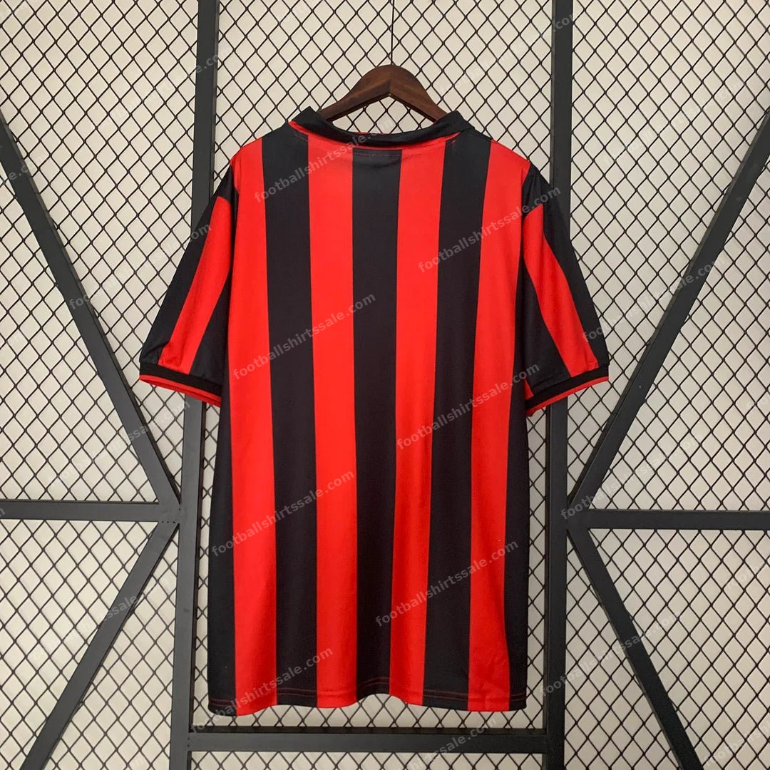 1990/1991 Retro AC Milan Home Football Shirt 1:1 Thai Quality - Detail 1