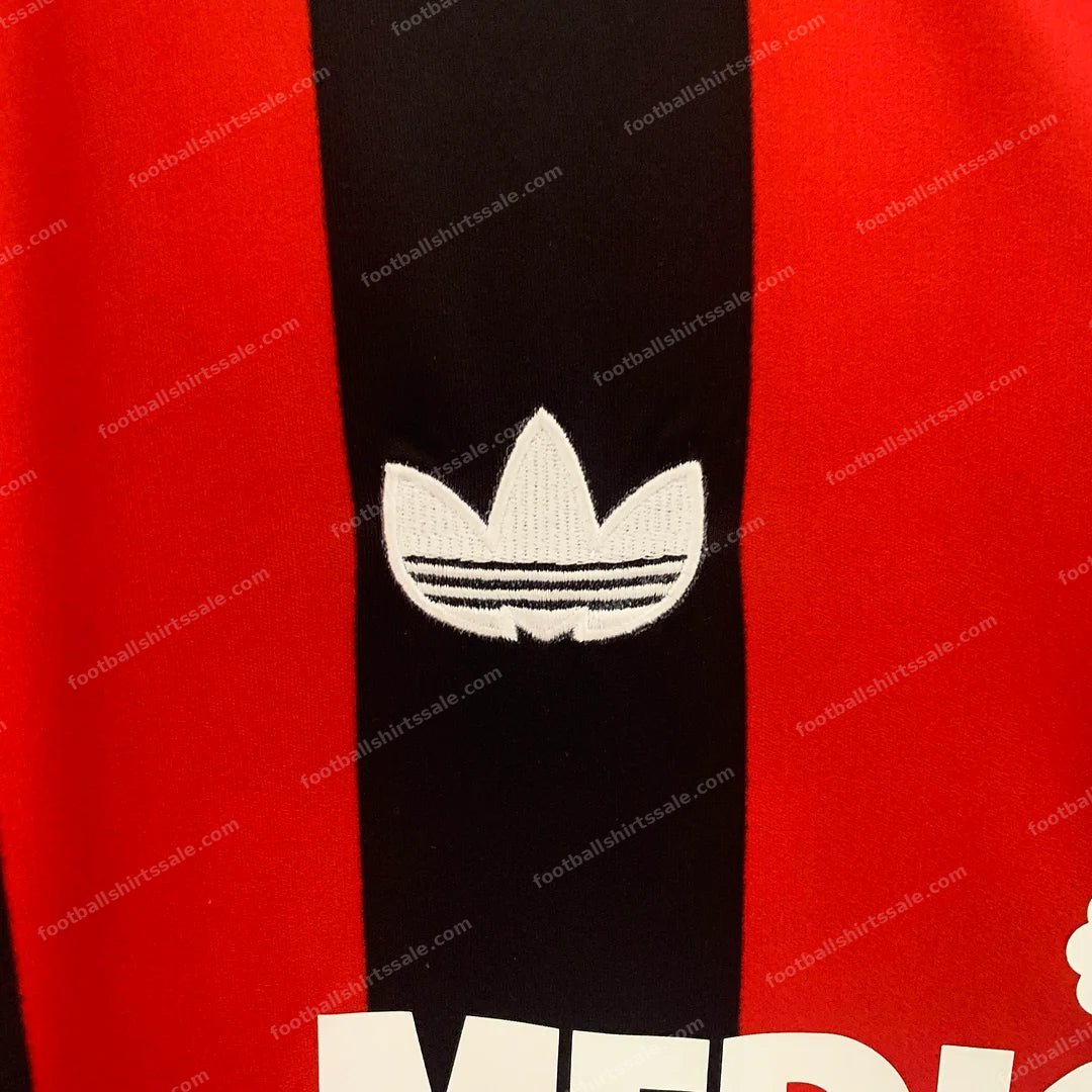 1990/1991 Retro AC Milan Home Football Shirt 1:1 Thai Quality - Detail 2