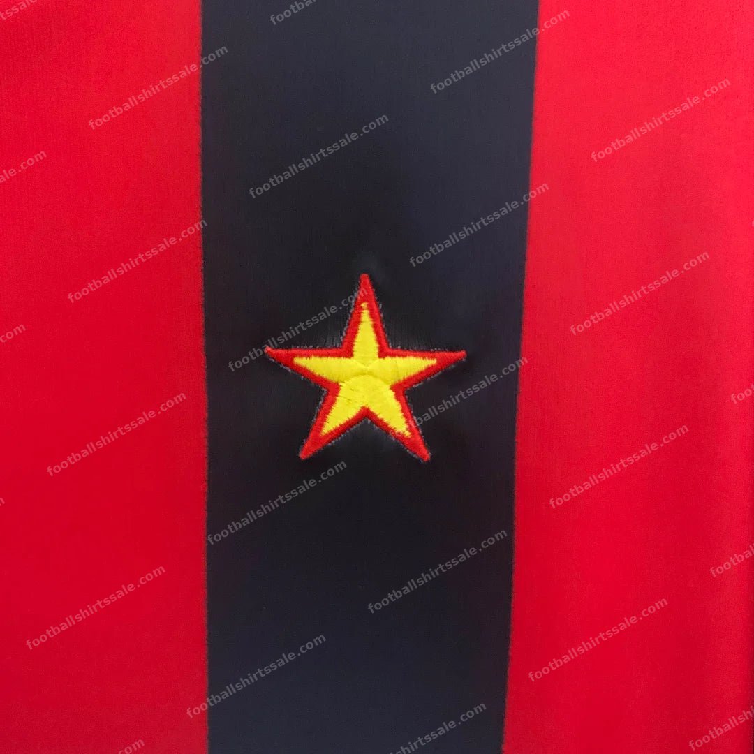 1990/1991 Retro AC Milan Home Football Shirt 1:1 Thai Quality - Detail 3