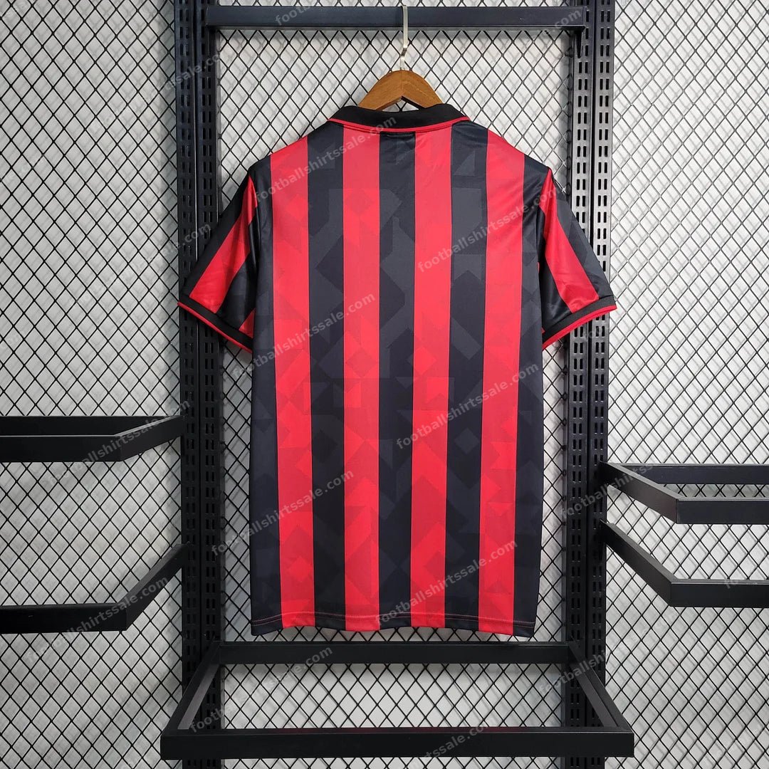 1993/1994 Retro AC Milan Home Football Shirt 1:1 Thai Quality - Detail 1