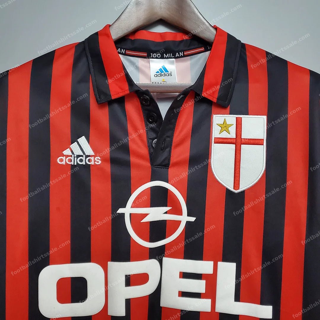 1999/2000 Retro AC Milan Home Football Shirt 1:1 Thai Quality - Detail 2