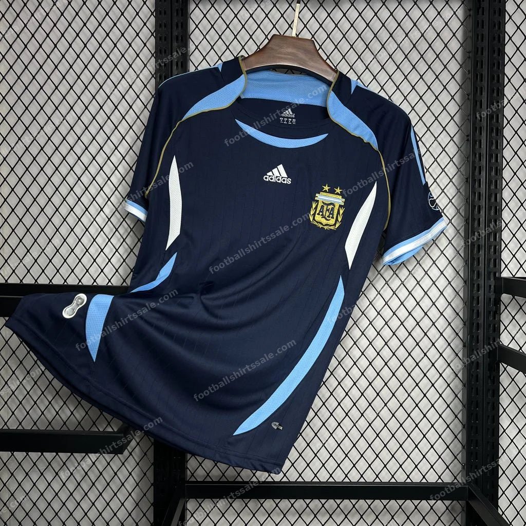2006 Retro Argentina National Team Away Jersey - Detail 2