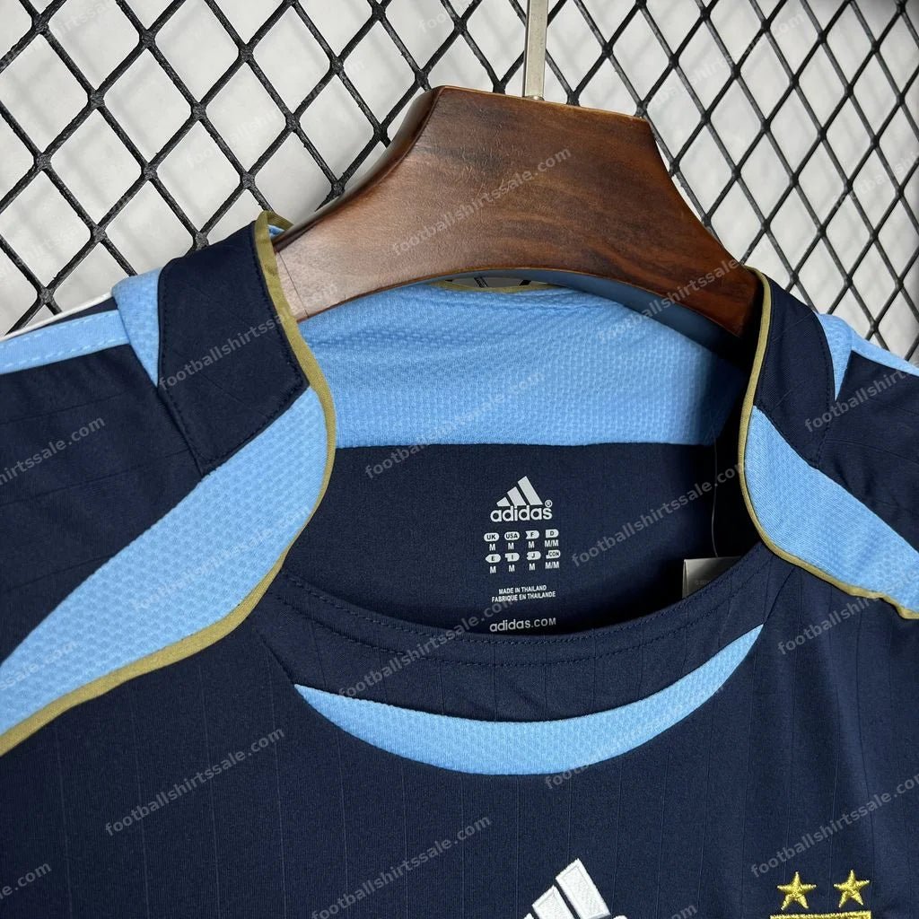 2006 Retro Argentina National Team Away Jersey - Detail 7