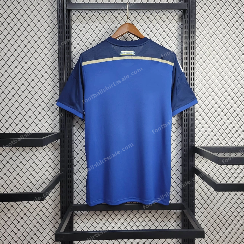 2014 Retro Argentina National Team Away Jersey - Detail 1