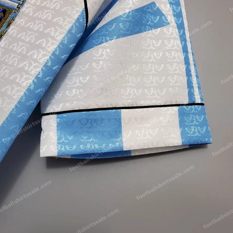 1996 Retro Argentina National Team Home Jersey - Detail 5