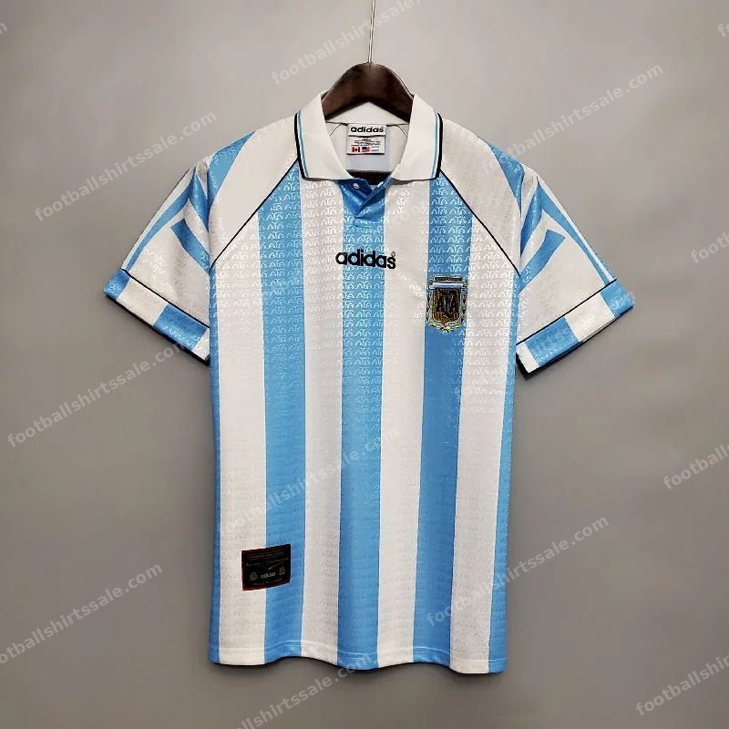1996 Retro Argentina National Team Home Jersey