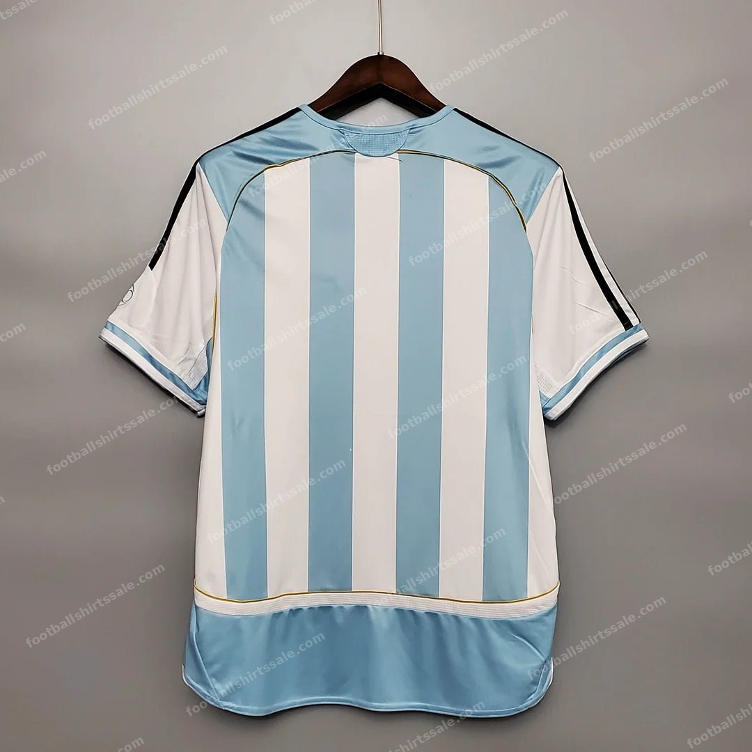 2006 Retro Argentina National Team Home Jersey - Detail 1