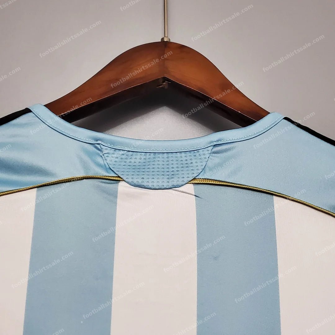 2006 Retro Argentina National Team Home Jersey - Detail 3