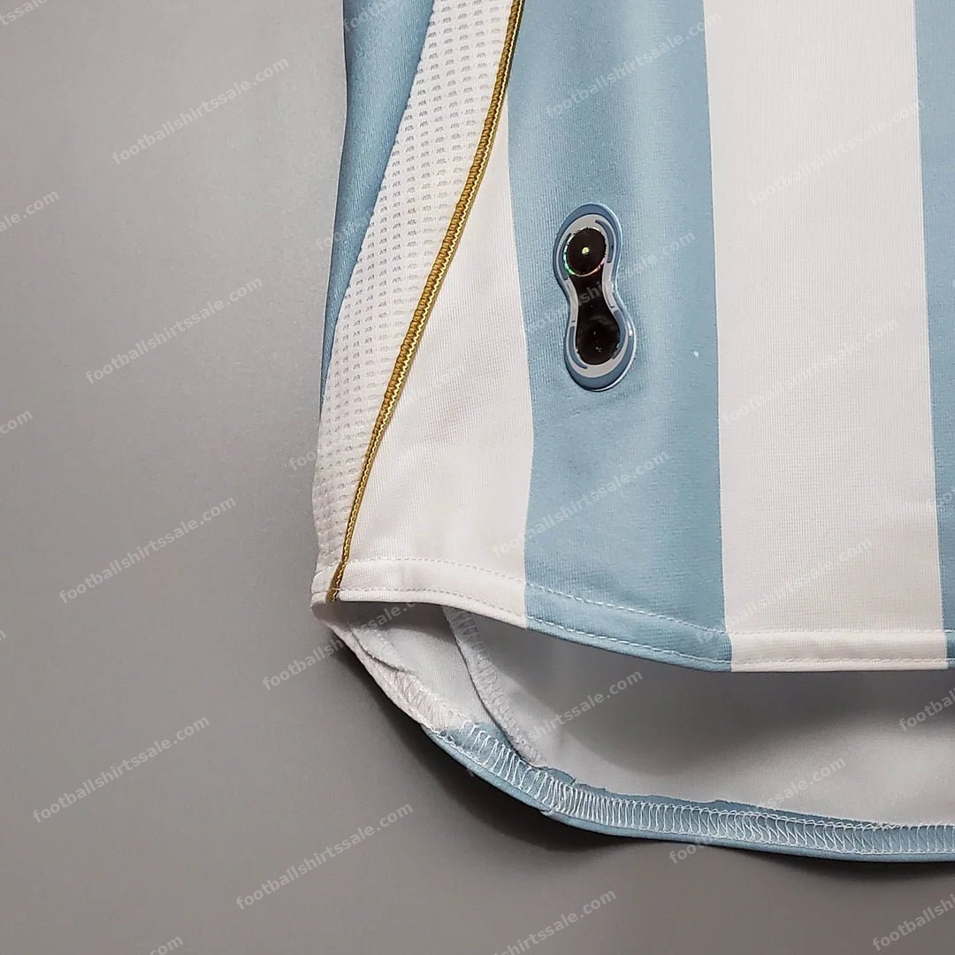 2006 Retro Argentina National Team Home Jersey - Detail 8