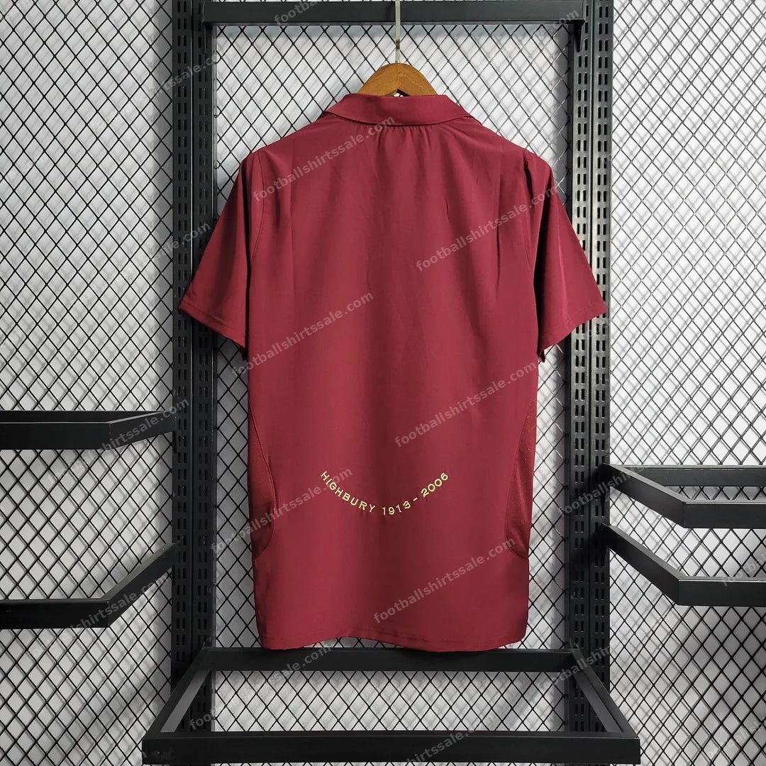 2005/2006 Retro Arsenal Home Football Shirt 1:1 Thai Quality - Detail 1