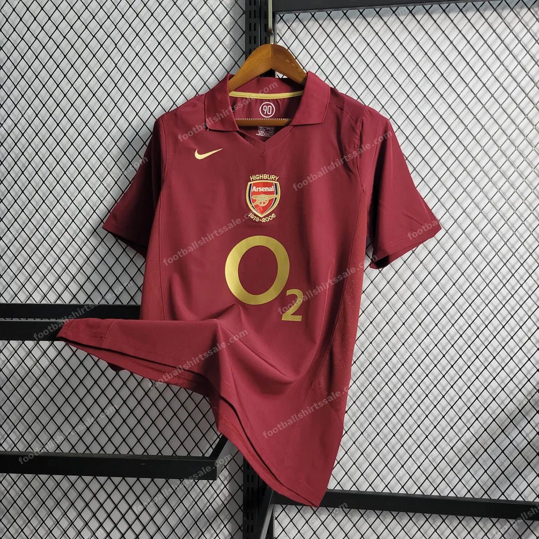 2005/2006 Retro Arsenal Home Football Shirt 1:1 Thai Quality - Detail 2