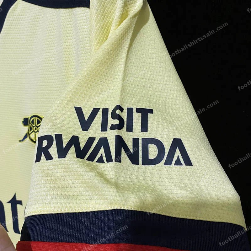 2021/2022 Retro Arsenal Soccer Jersey Away - Detail 5