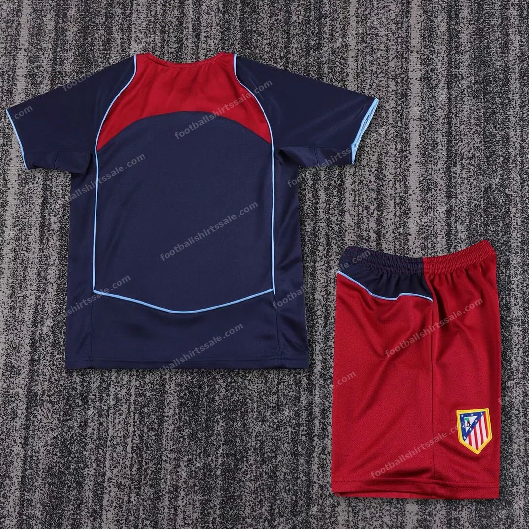 2004/2005 Retro Atletico Madrid Away Football Shirt Kids Size 1:1 Thai Quality - Detail 1