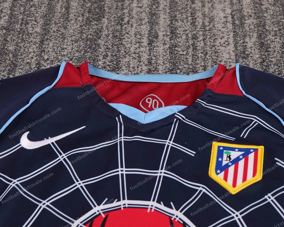 2004/2005 Retro Atletico Madrid Away Football Shirt Kids Size 1:1 Thai Quality - Detail 2