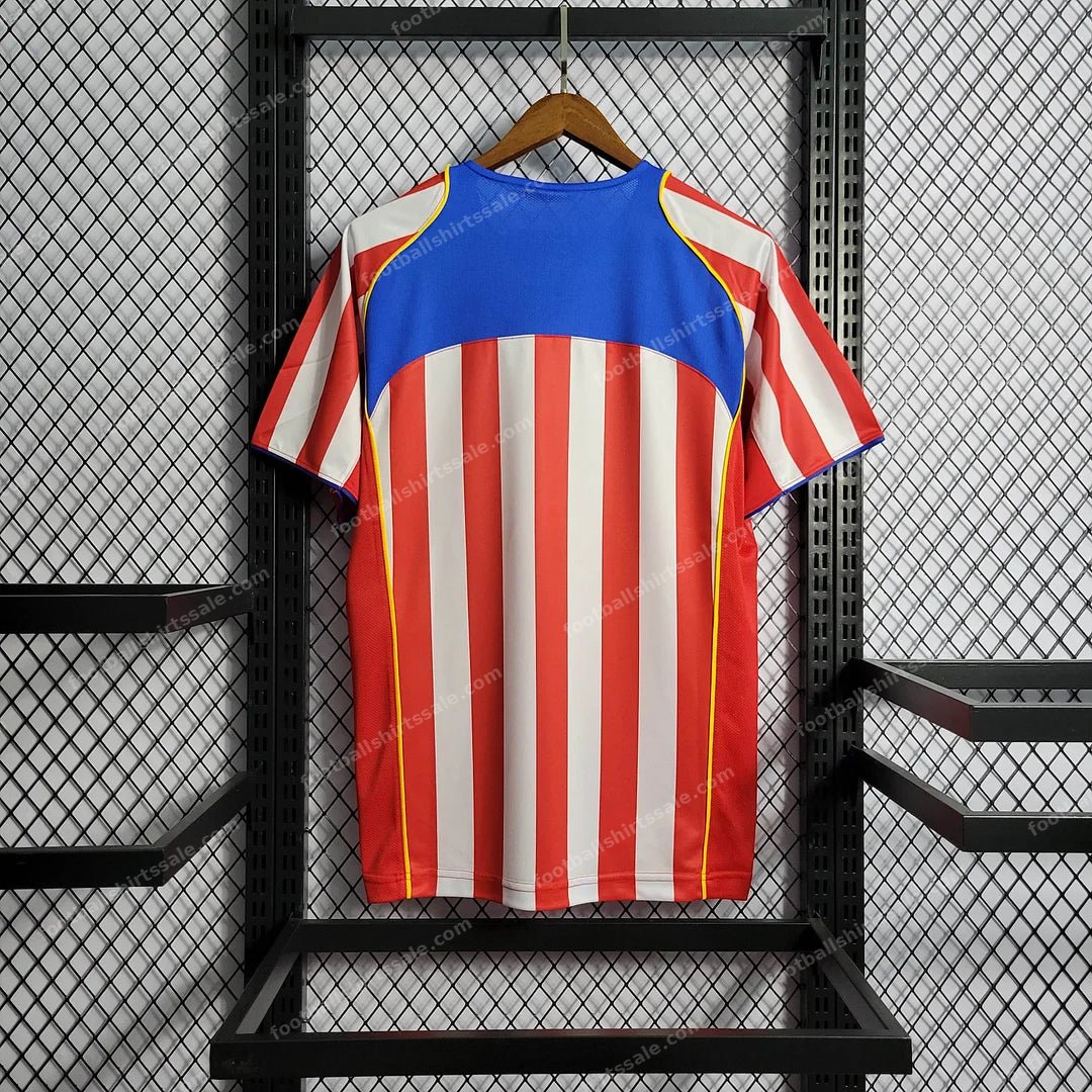 2004/2005 Retro Atletico Madrid Home Soccer Jersey 1:1 Thai Quality - Detail 1