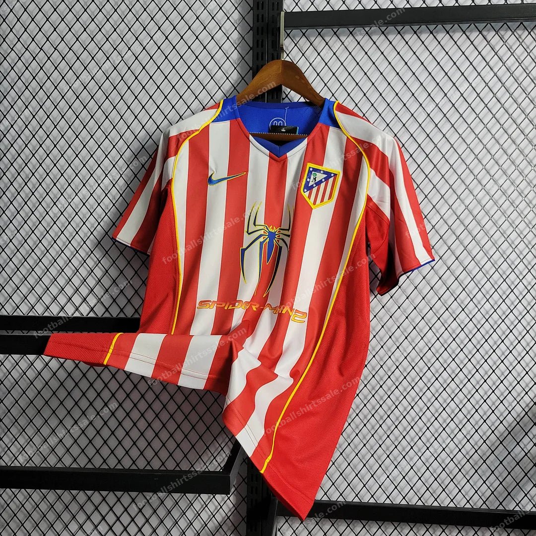2004/2005 Retro Atletico Madrid Home Soccer Jersey 1:1 Thai Quality - Detail 2