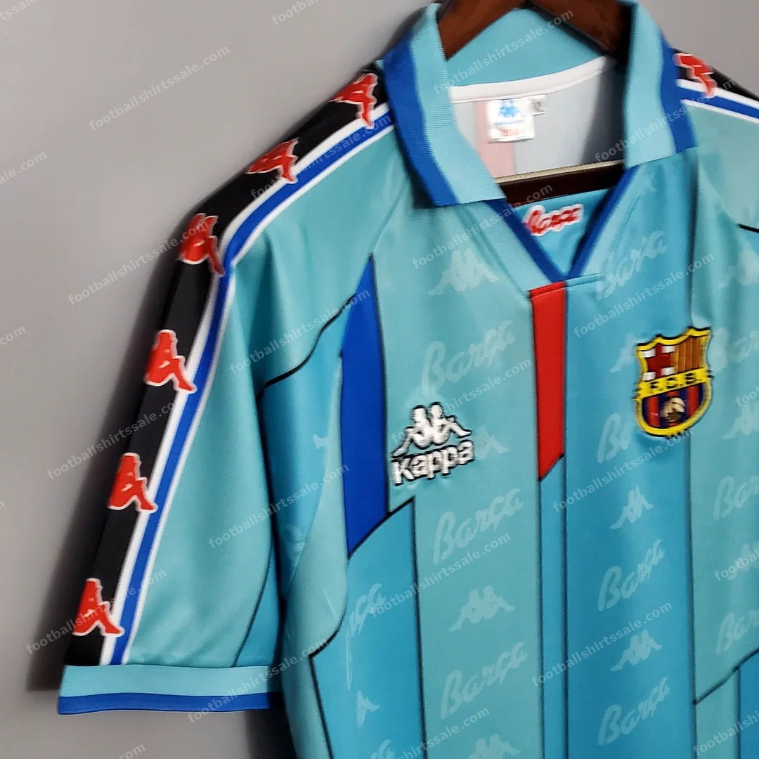 1996/1997 Retro Barcelona Away Football Shirt 1:1 Thai Quality - Detail 2
