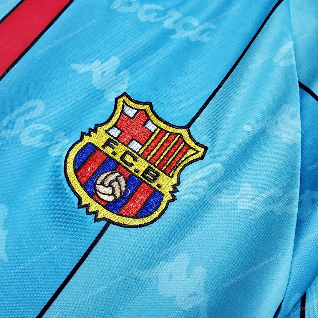 1996/1997 Retro Barcelona Away Football Shirt 1:1 Thai Quality - Detail 6