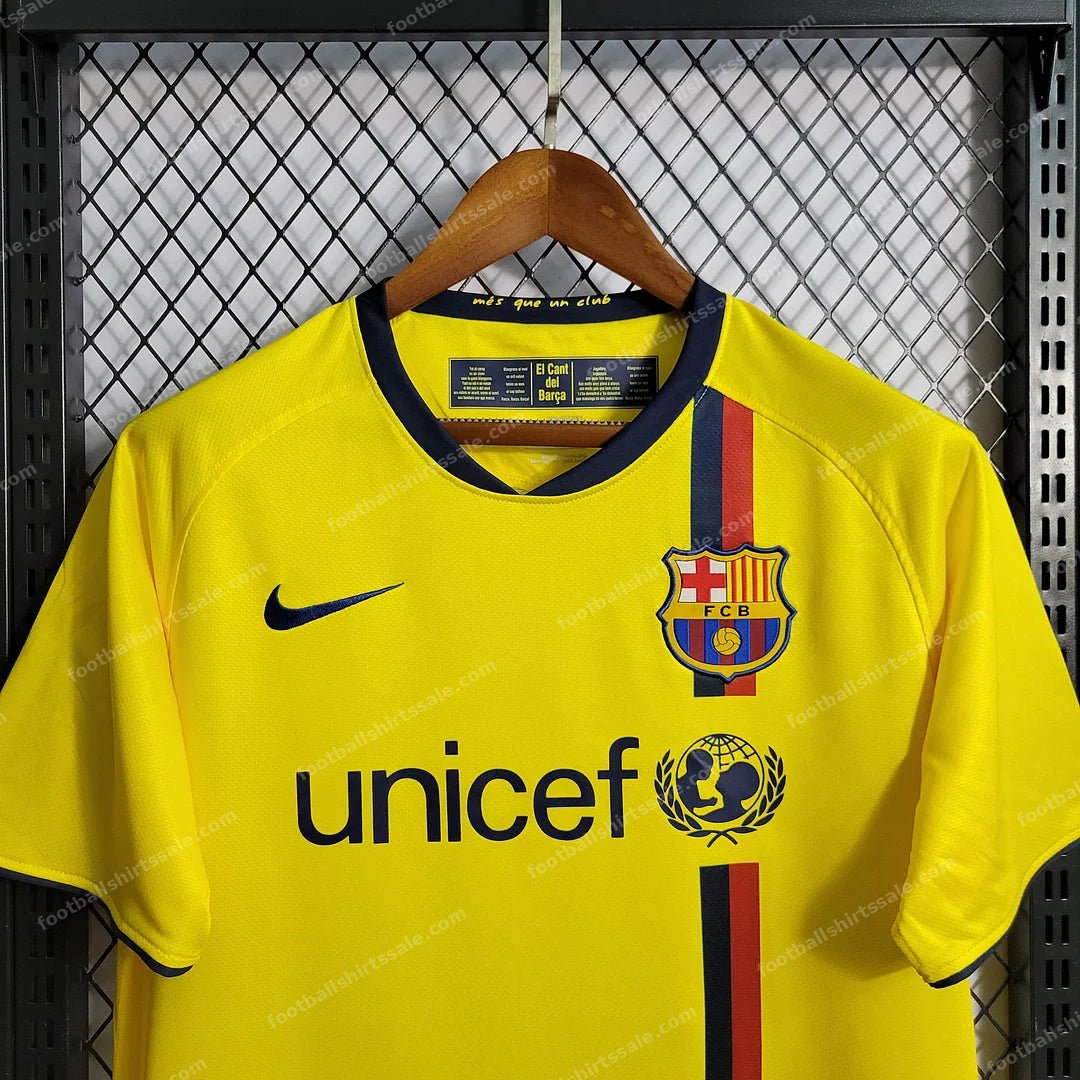 2008/2009 Retro Barcelona Away Football Shirt 1:1 Thai Quality - Detail 3