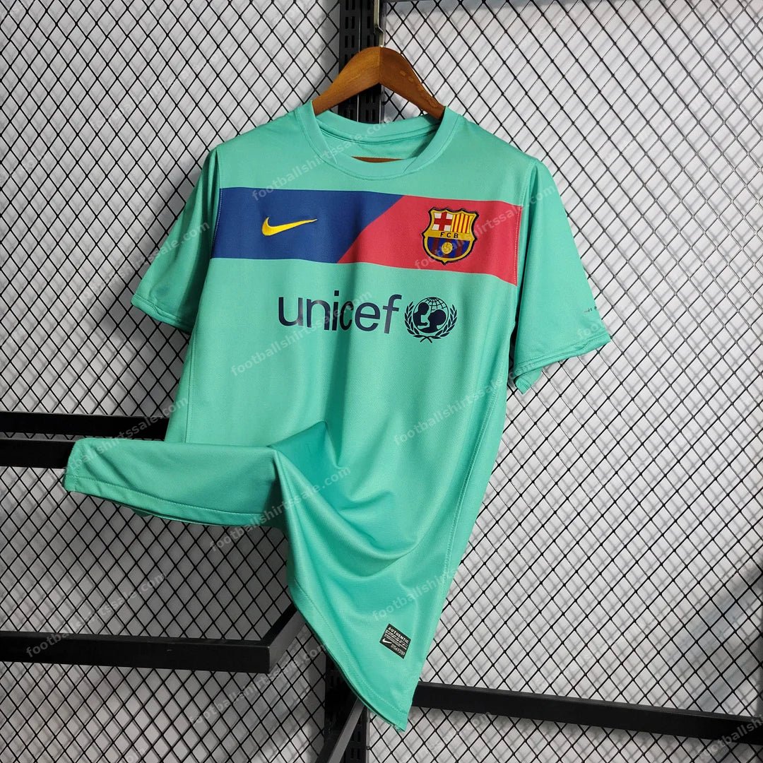 2010/2011 Retro Barcelona Away Football Shirt 1:1 Thai Quality - Detail 2