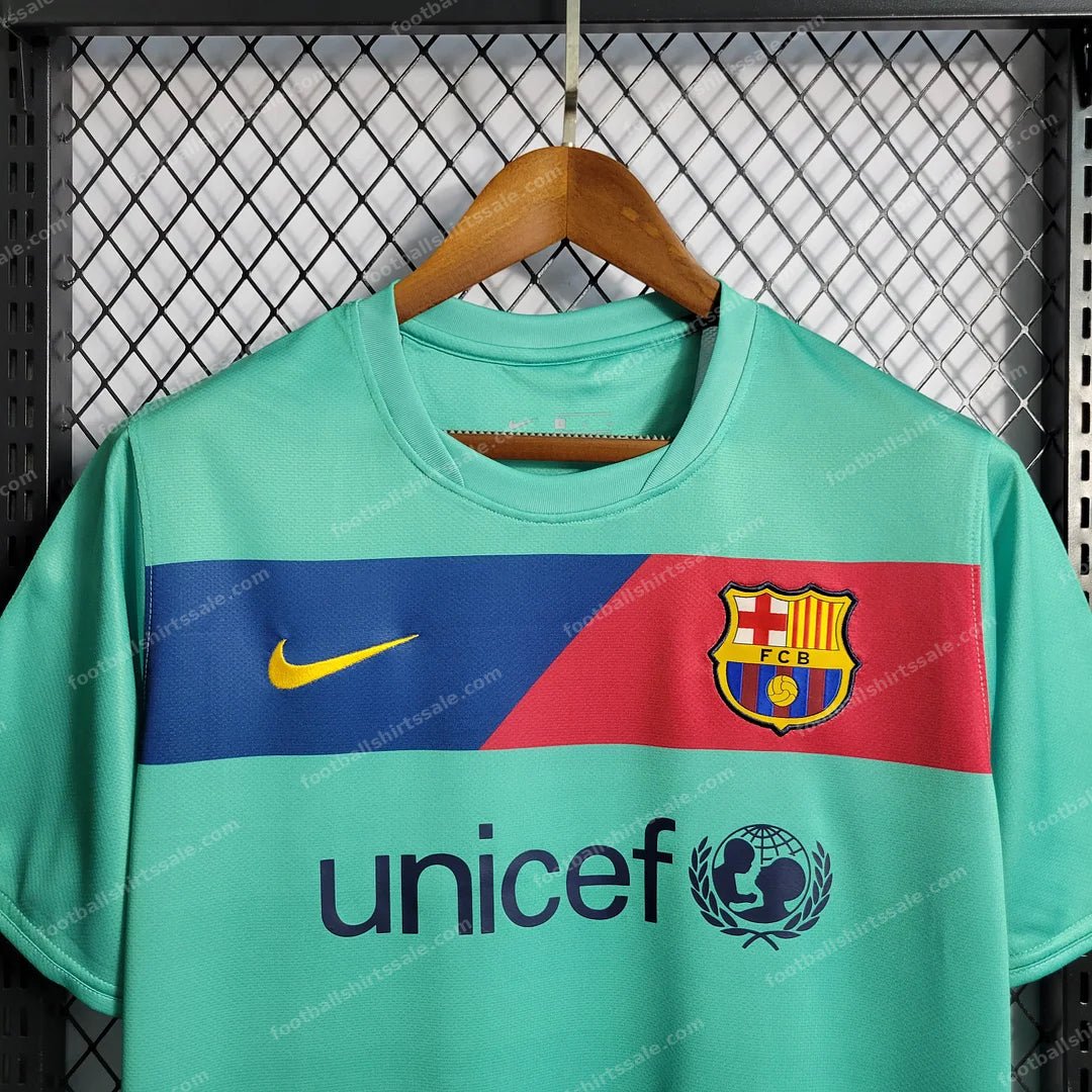 2010/2011 Retro Barcelona Away Football Shirt 1:1 Thai Quality - Detail 3