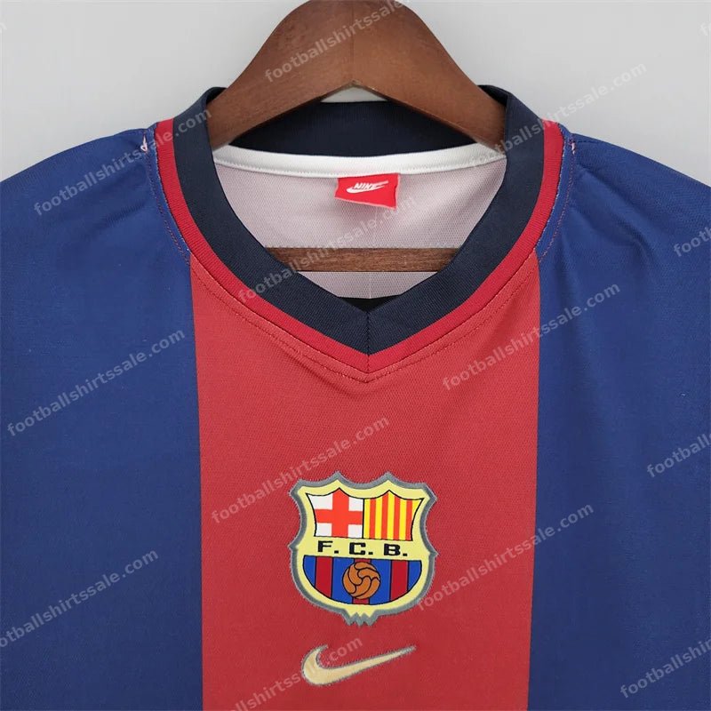 1998/1999 Retro Barcelona Football Shirt Home 1:1 Thai Quality - Detail 3